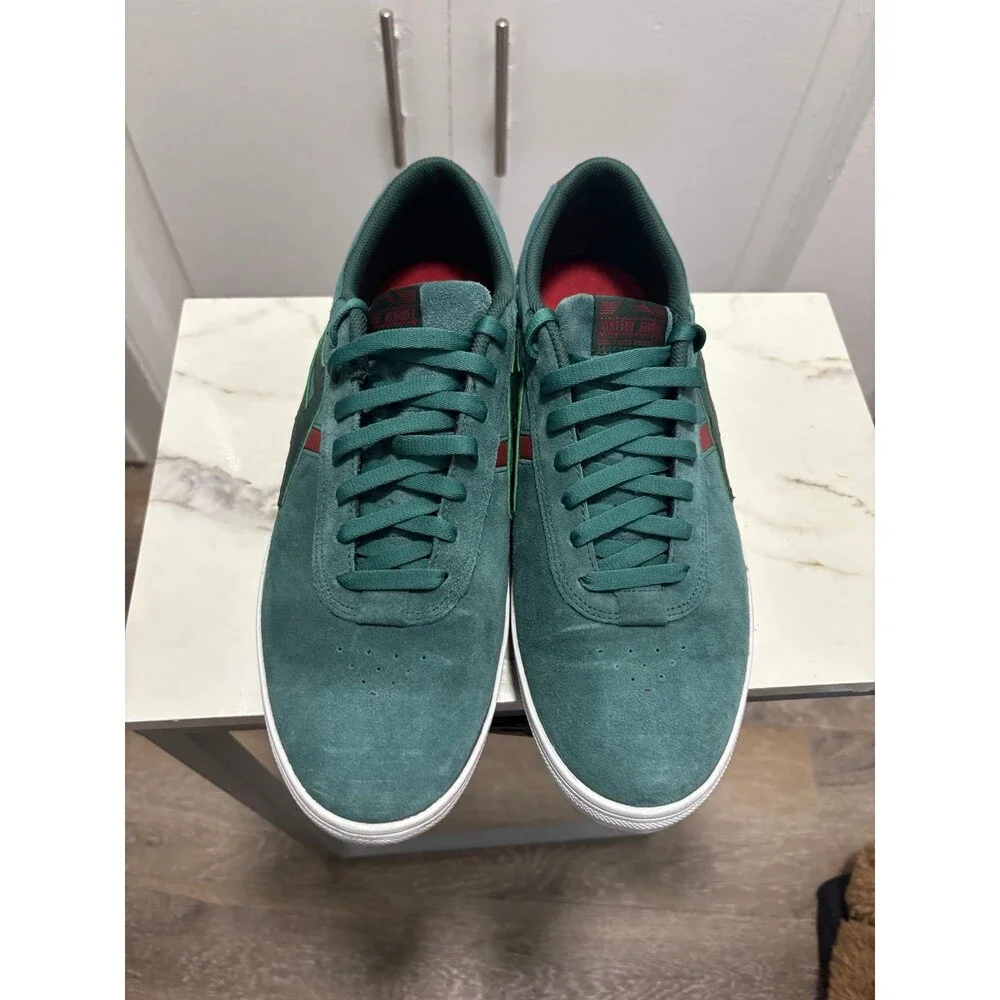 Lakai Vincent Skate Shoes Spruce Suede Size 13